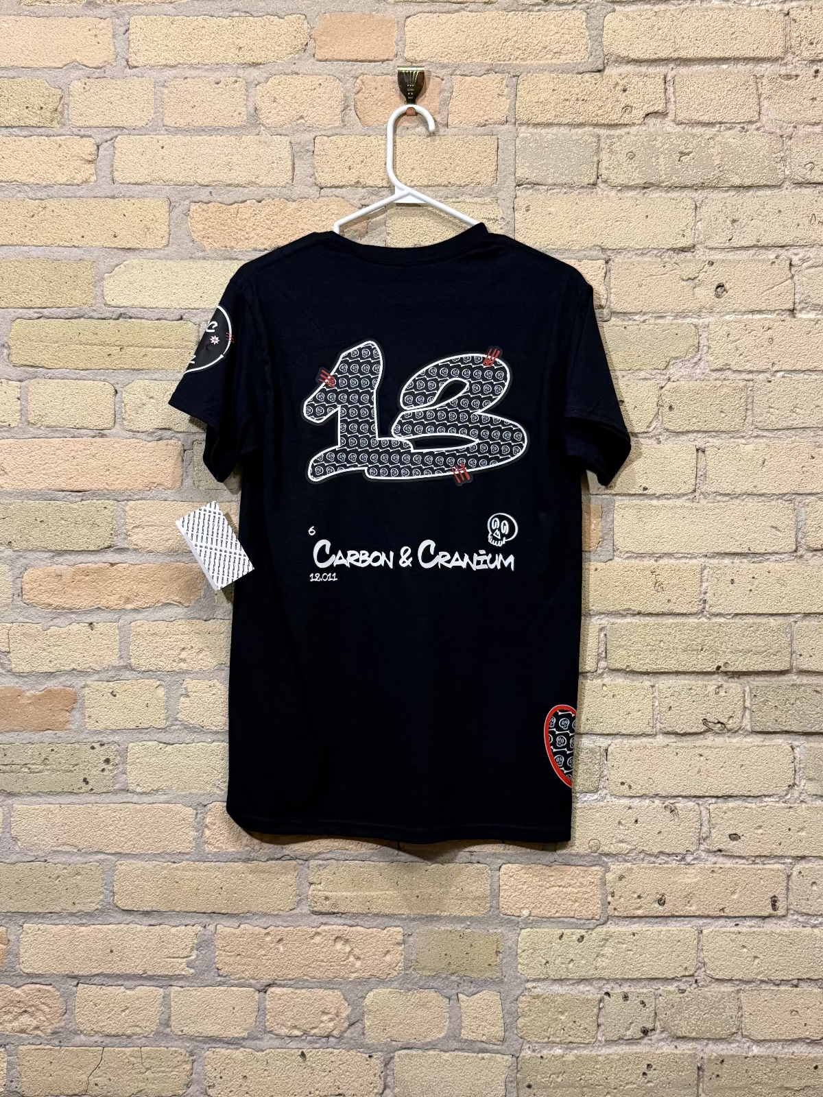 Ruby Skull with Lucky 13 back