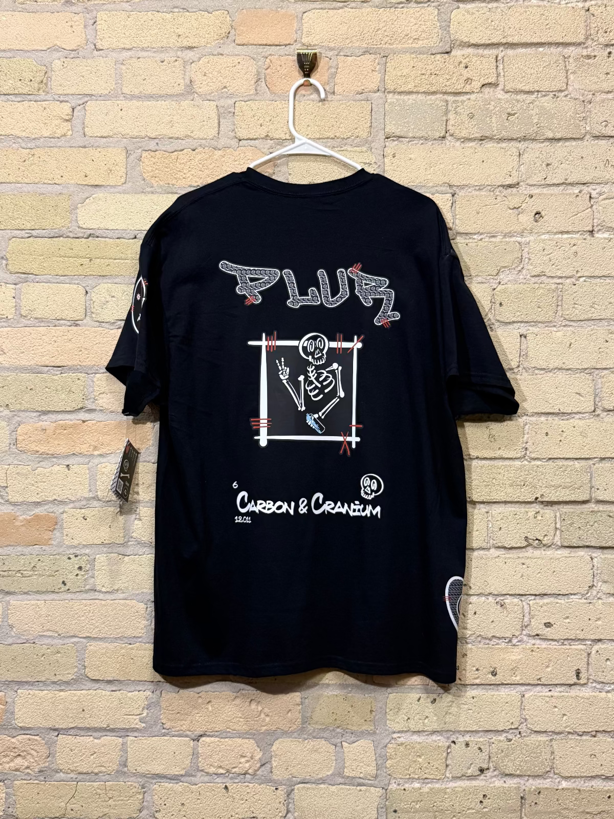 Amethyst Skull with Painter Carl Plur Back