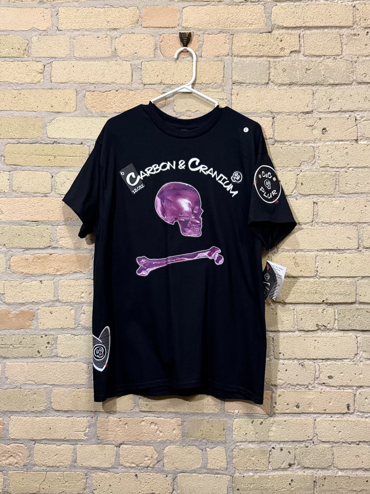 Amethyst Skull with Painter Carl Plur Back